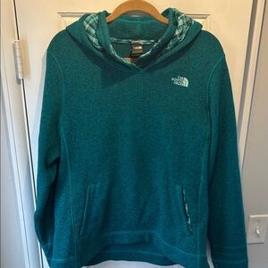 The North Face Turquoise Fleece Hoodie